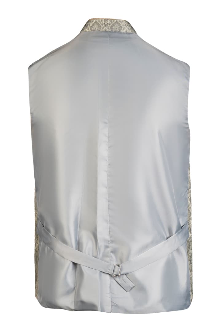 Modern Gray Perfect Fit Oktoberfest Waistcoat