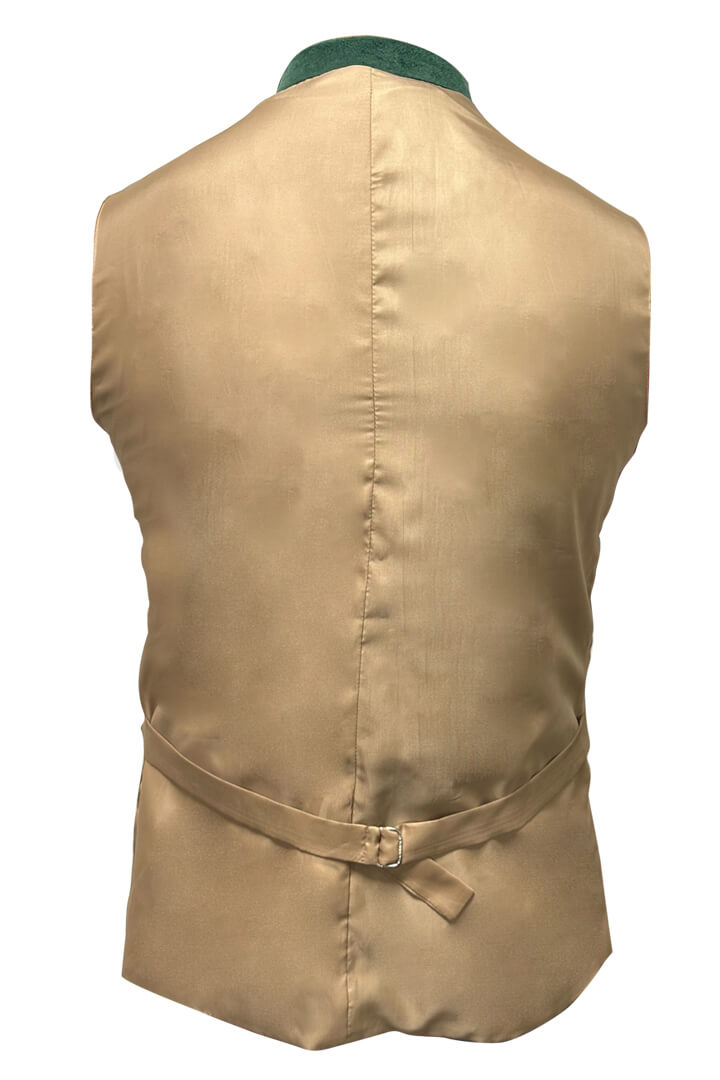 Chestnut Golden Brown Leather Waistcoat