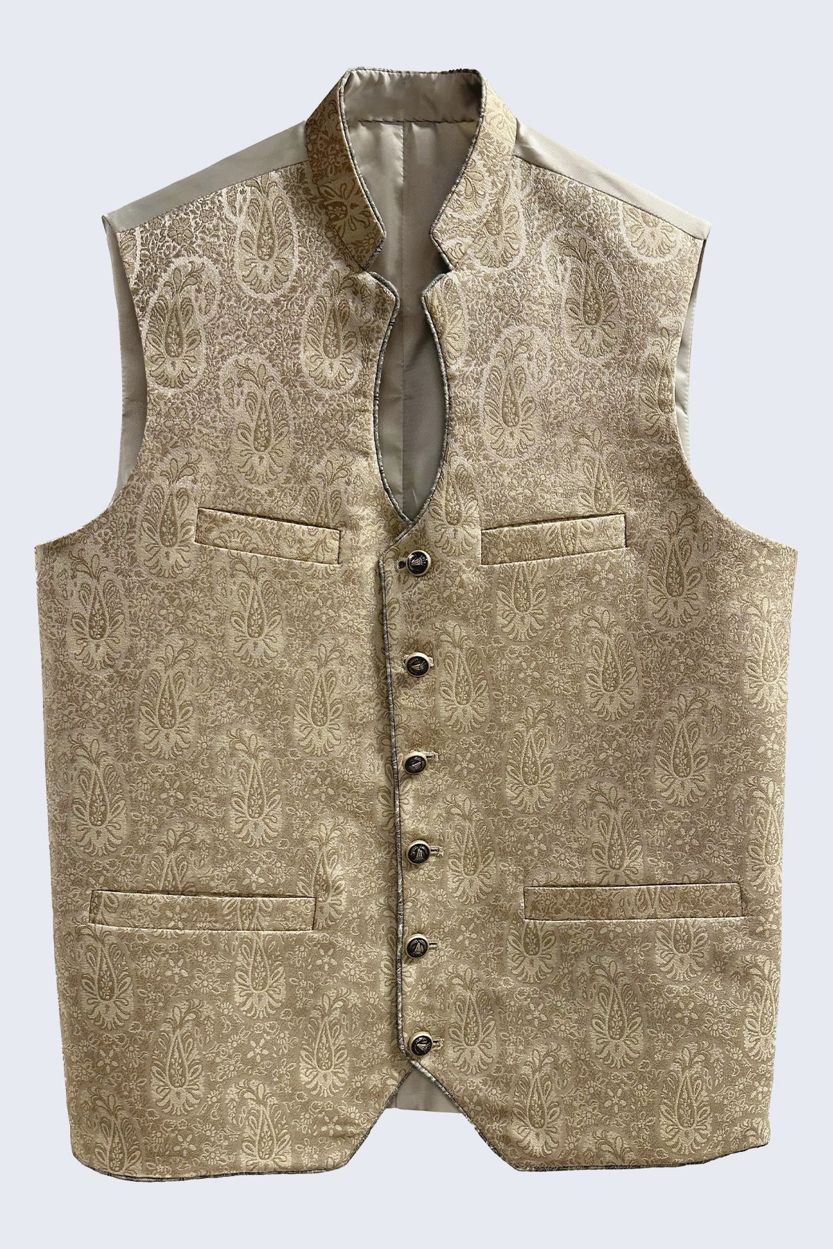 Lederhosen men waistcoat in Golden Brown Color