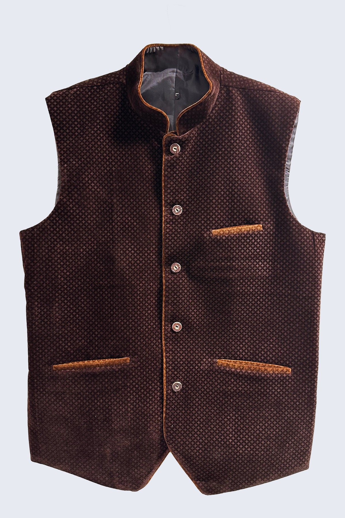 Traditional Elegant Brown Waistcoat